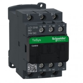 TeSys Telemecanique Contactor D 18A 3P 24VDC...