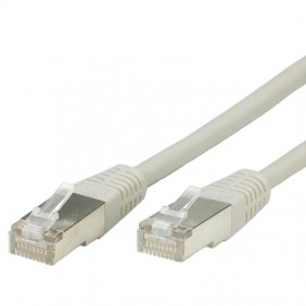 ITEM RJ45 cable 8/8 FTP category 6 gray 0.5...