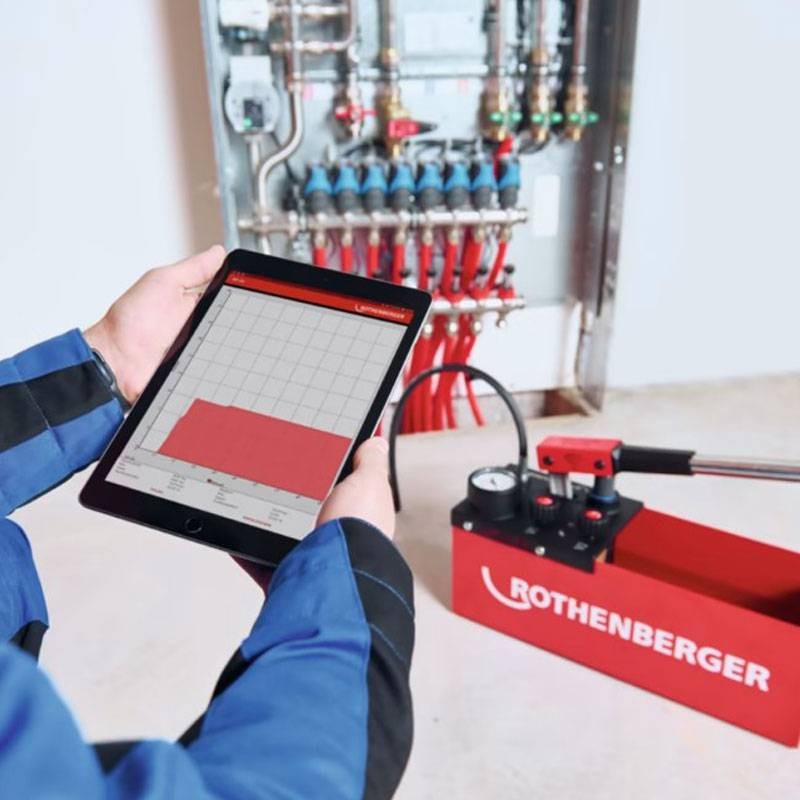 Detector de fugas Rothenberger IDR 50 para sistemas de calefacción  1000004000
