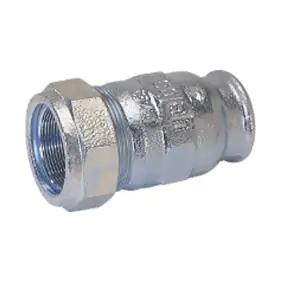 Gebo Cast iron compression fitting for steel...