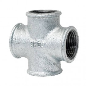 Gebo malleable iron threaded Cross pipe fitting...