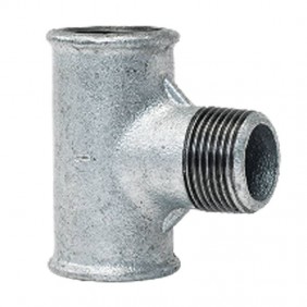 Gebo Cast Iron Threaded T-Piece for F/M/F Pipes...