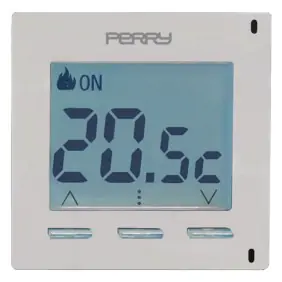 Perry Programmable Thermostat for flush-mounted...