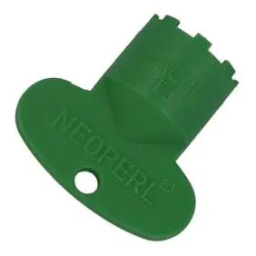 Key for aerators M18.5x1 Neoperl Caché green...