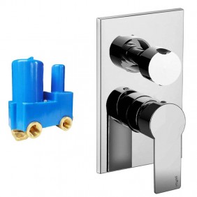 Paffoni Tango 2-outlet recessed shower tap...