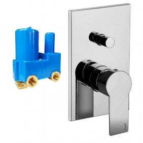Paffoni Tango recessed shower tap with diverter...