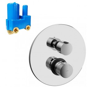 Paffoni Jo recessed shower tap 2 outlets and 1...