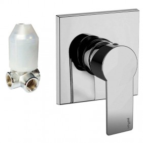 Paffoni Tango recessed shower tap chrome...