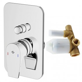 Teorema Bing recessed shower tap with diverter...