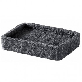 Gedy Aries soap dish anthracite AR11-85