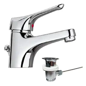 Paini Pilot single-lever washbasin tap with...