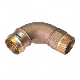 IBP 90 degree threaded bend for water and gas...