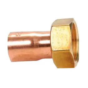 IBP connector with nut for water and gas F D 18...