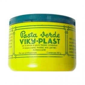 Pasta verde Idroblok Viky-Plast per acqua e gas...