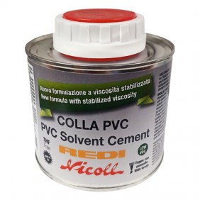 Redi glue for PVC pipes with brush 500 ml COLLA50