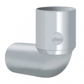 Coude WC Redi diamètre 100 mm en PVC gris N0547E2