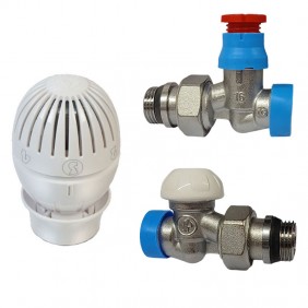 Giacomini valve and lockshield kit for radiator...