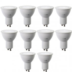 Kit Beghelli LED-Lampen 7W Sockel GU10 6500K 10...