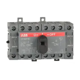 Abb switch disconnector OT25F4C 25A 4P IP20 EE...