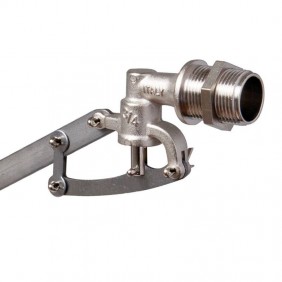 Luxor float valve flat rod 1 inch brass 65013400