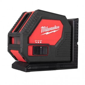 Milwaukee two-line battery-powered laser level...