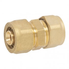 Ape Single-body sleeve D 20x20 mm brass...