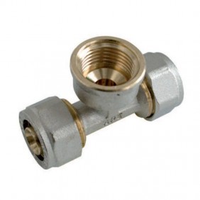 Ape T-fitting F 1/2 x 16 mm nickel-plated...