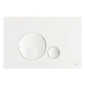 Oli Globe toilet flush plate white OL0152949