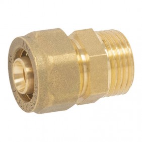 Ape straight fitting M 1/2 x 16 mm brass...