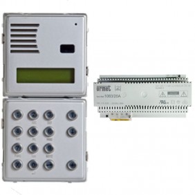 Urmet 2Voice system kit with call module on...