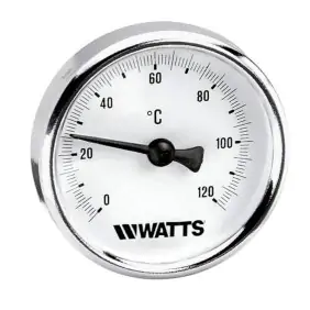 Watts Bimetallic Thermometer for Heating DN 80...