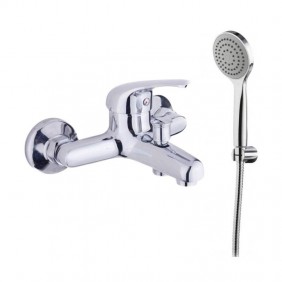 Mc single-lever bathtub tap with shower kit...