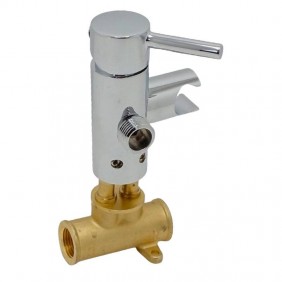 Mc Built-in toilet brush tap chrome-plated brass