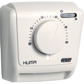 Mechanical thermostat Vemer Klima SW for wall...