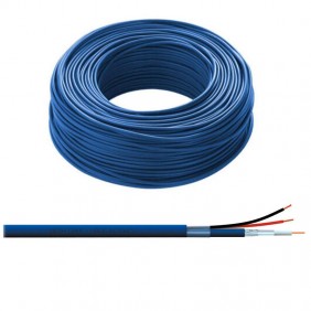 Beta Cavi Coax Camera Cable LSZH sheath Blue 500m