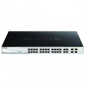 D-Link 24 Input Switch 100/1K and 4SFP 193W...