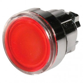 Telemecanique Red LED Light Button Head ZB4BW343