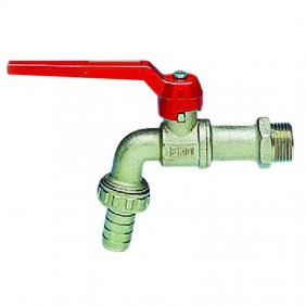 Enolgas curved ball valve with lever M 1 inch...