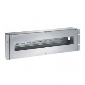 Item Rack 4 unit panel with cover for Din bars...