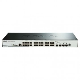 Switch D-Link de 24 puertas + 4 SFP Gigabit...