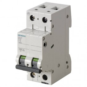 Interruttore magnetotermico Siemens 2P 6A 6KA...