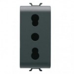 SWITCHES,SOCKETS AND BUTTONS GEWISS CHORUS Black Modules